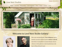 Tablet Screenshot of loveneststudios.com